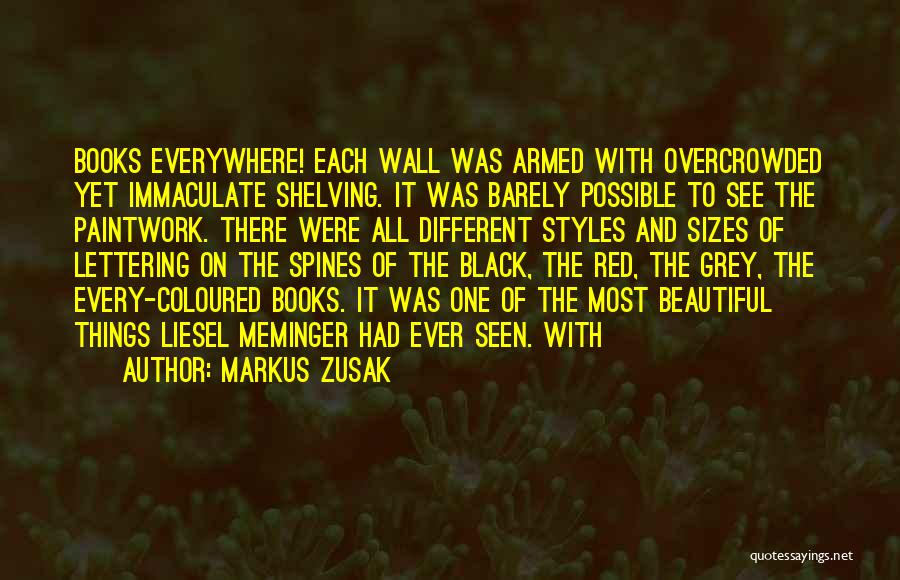 Coloured Wall Quotes By Markus Zusak