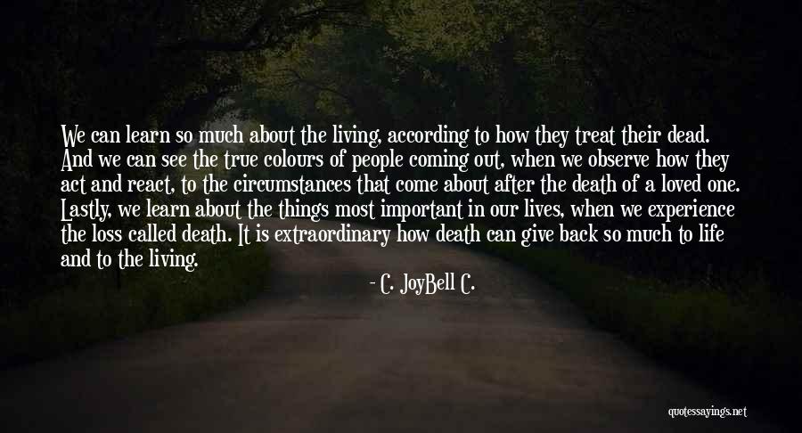 Colours And Life Quotes By C. JoyBell C.