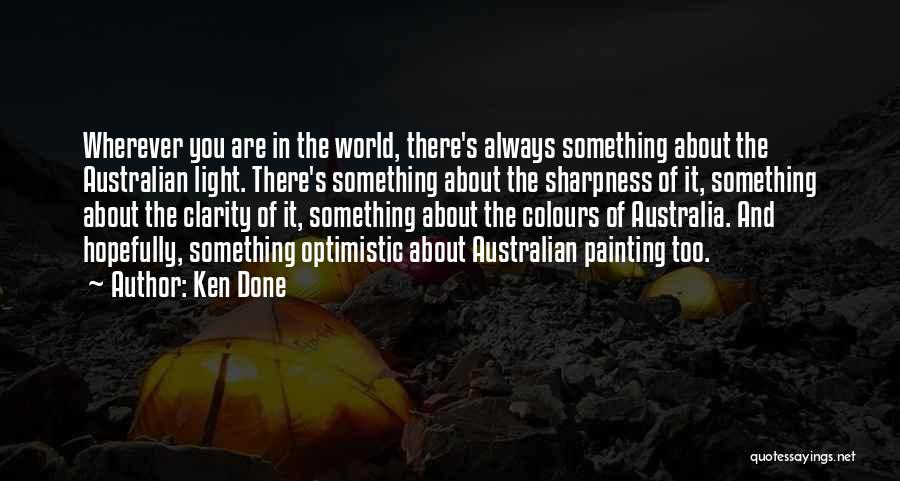 Colours And Light Quotes By Ken Done