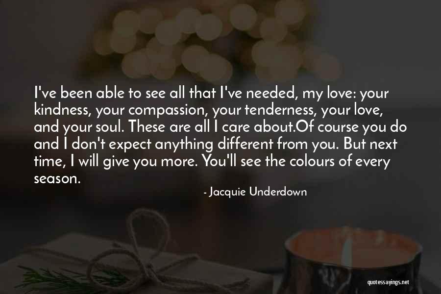 Colours And Love Quotes By Jacquie Underdown