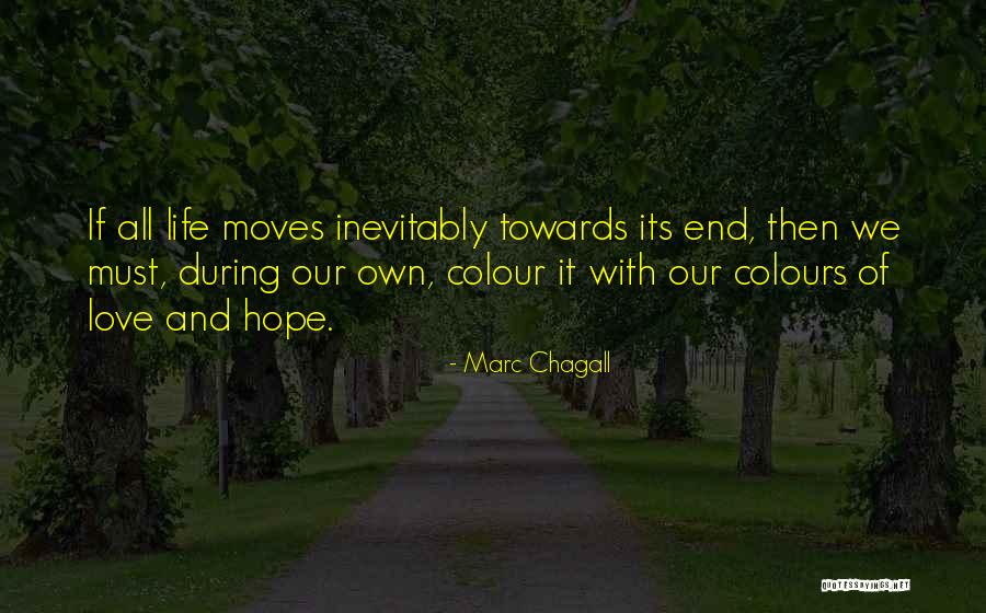 Colours And Love Quotes By Marc Chagall