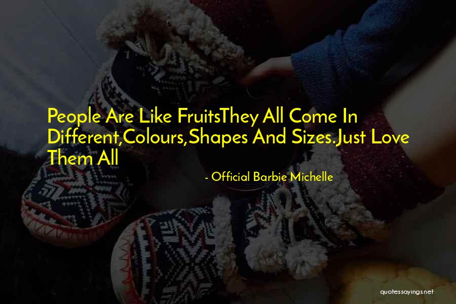 Colours And Love Quotes By Official Barbie Michelle