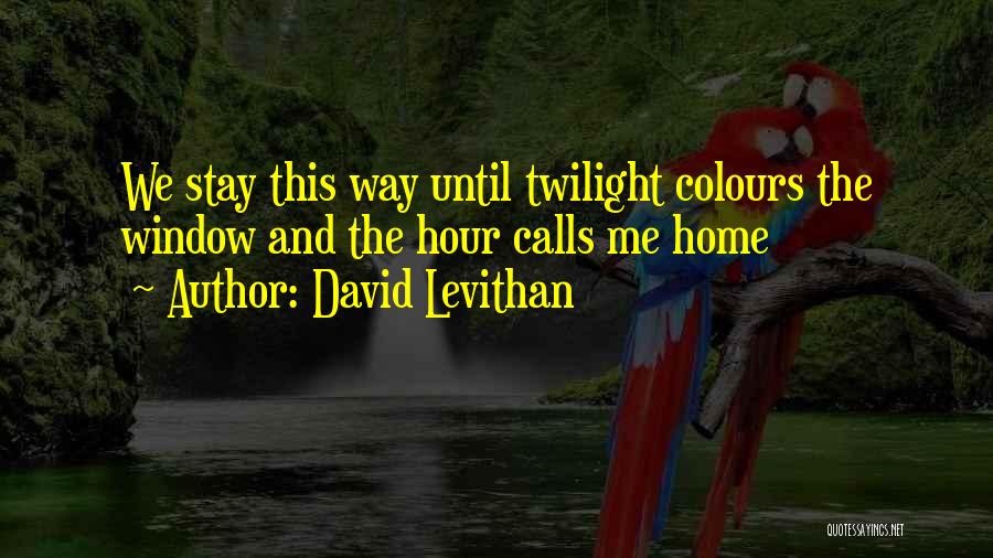 Colours Quotes By David Levithan