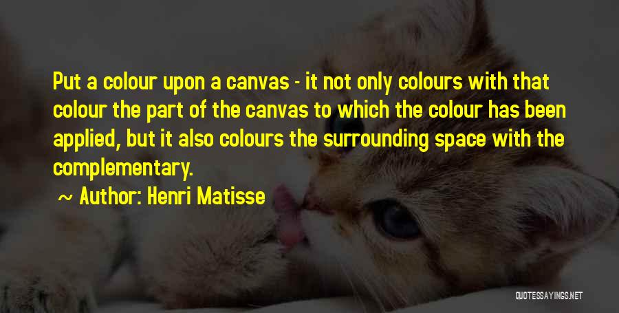 Colours Quotes By Henri Matisse