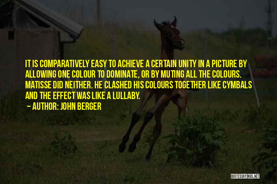 Colours Quotes By John Berger