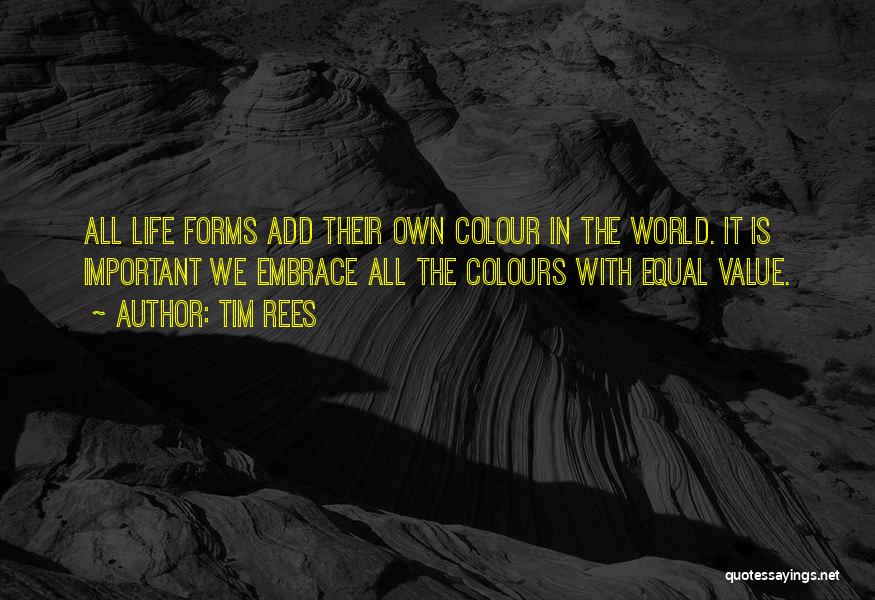 Colours Quotes By Tim Rees