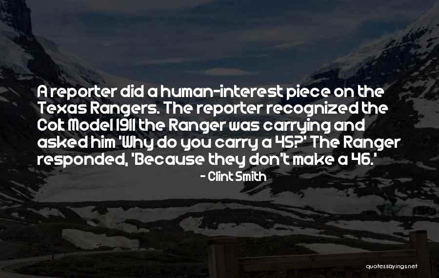 Colt 1911 Quotes By Clint Smith