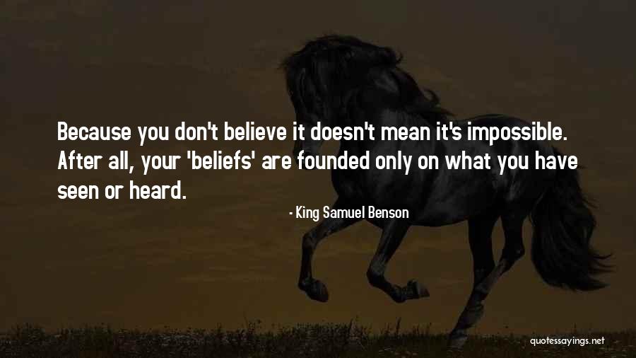 Colth Quotes By King Samuel Benson Colth Quotes By King Samuel Benson