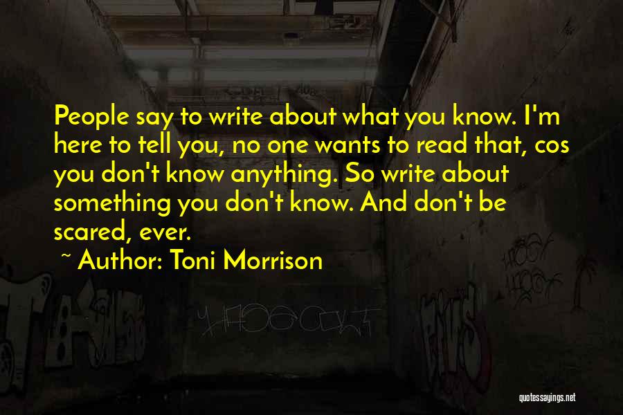 Coltrin Mortuary Quotes By Toni Morrison