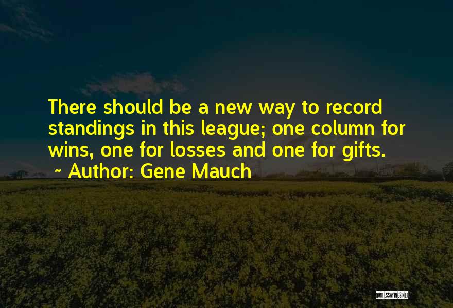 Column Quotes By Gene Mauch