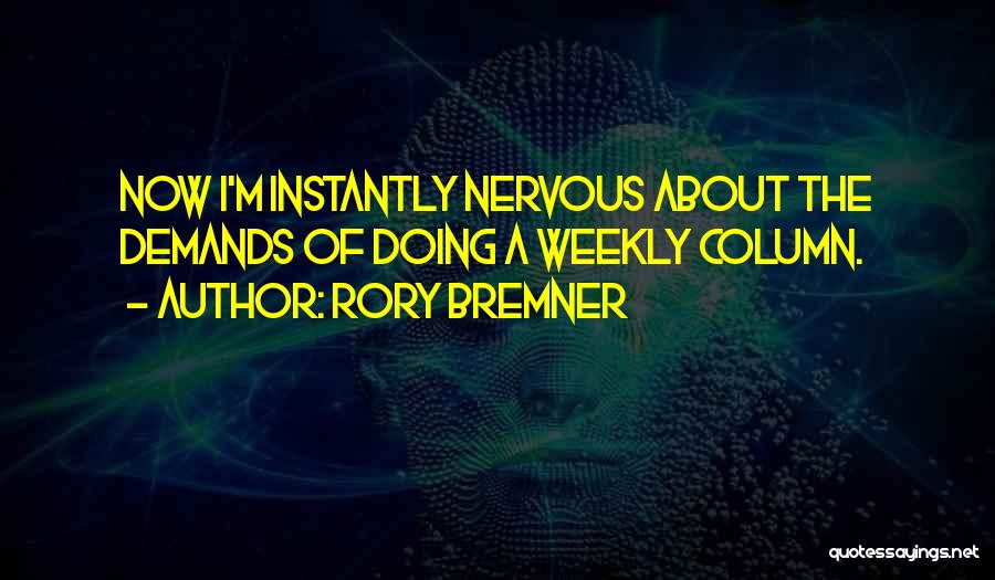 Column Quotes By Rory Bremner