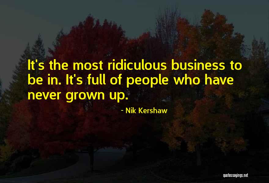 Comas Montgomery Quotes By Nik Kershaw Comas Montgomery Quotes By Nik Kershaw