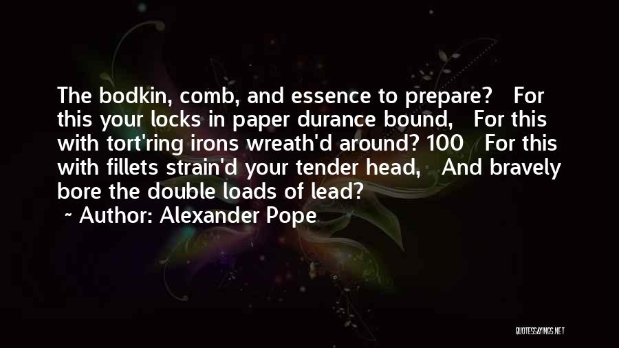 Comb Quotes By Alexander Pope