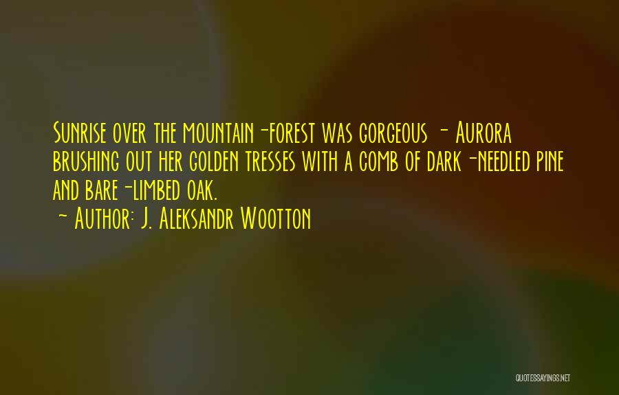 Comb Quotes By J. Aleksandr Wootton