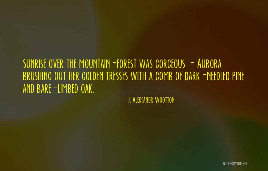 Comb Quotes By J. Aleksandr Wootton