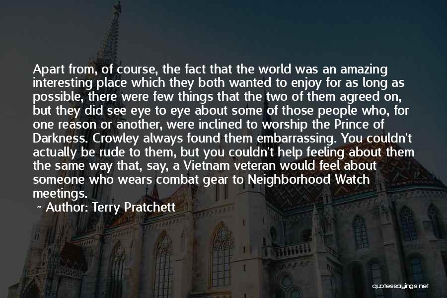 Combat Veteran Quotes By Terry Pratchett