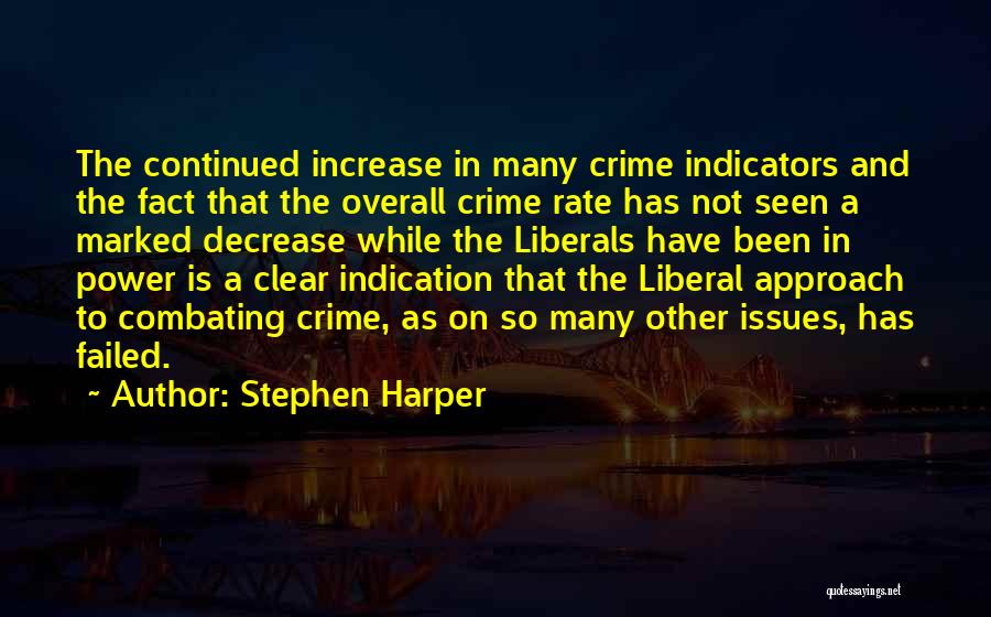 Combating Quotes By Stephen Harper