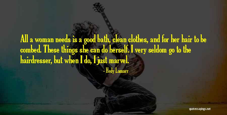 Combed Quotes By Hedy Lamarr Combed Quotes By Hedy Lamarr