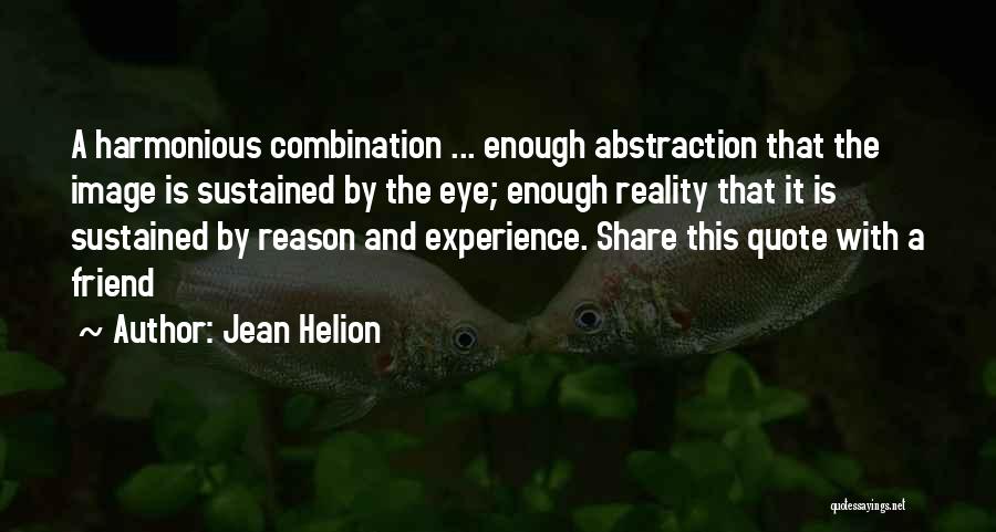 Combination Quotes By Jean Helion