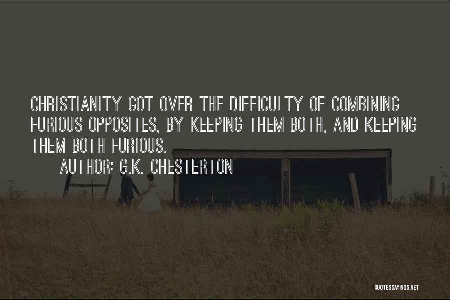 Combining Things Quotes By G.K. Chesterton