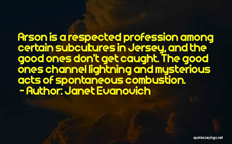 Combustion Quotes By Janet Evanovich