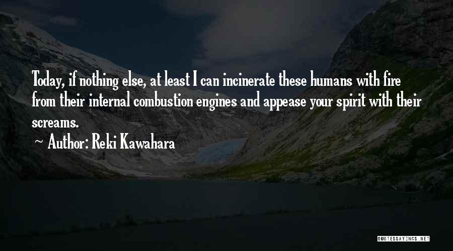 Combustion Quotes By Reki Kawahara