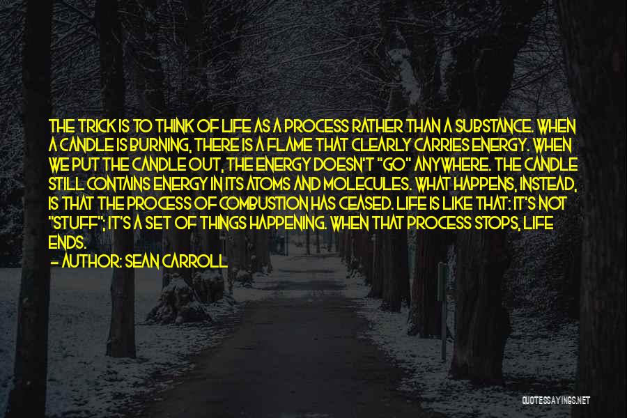 Combustion Quotes By Sean Carroll