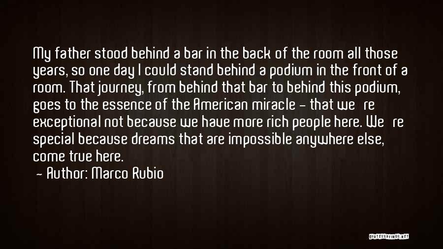 Come Back From Behind Quotes By Marco Rubio