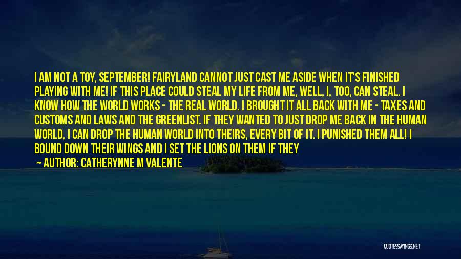 Come Back Home Safe Quotes By Catherynne M Valente