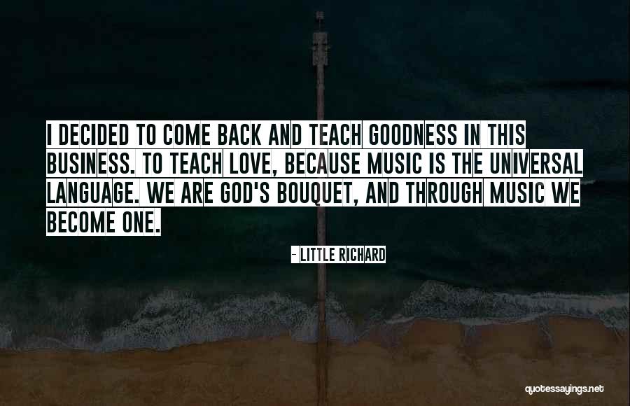 Come Back In Love Quotes By Little Richard