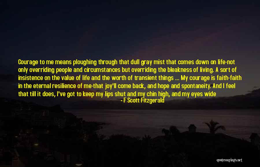 Come Back In My Life Quotes By F Scott Fitzgerald