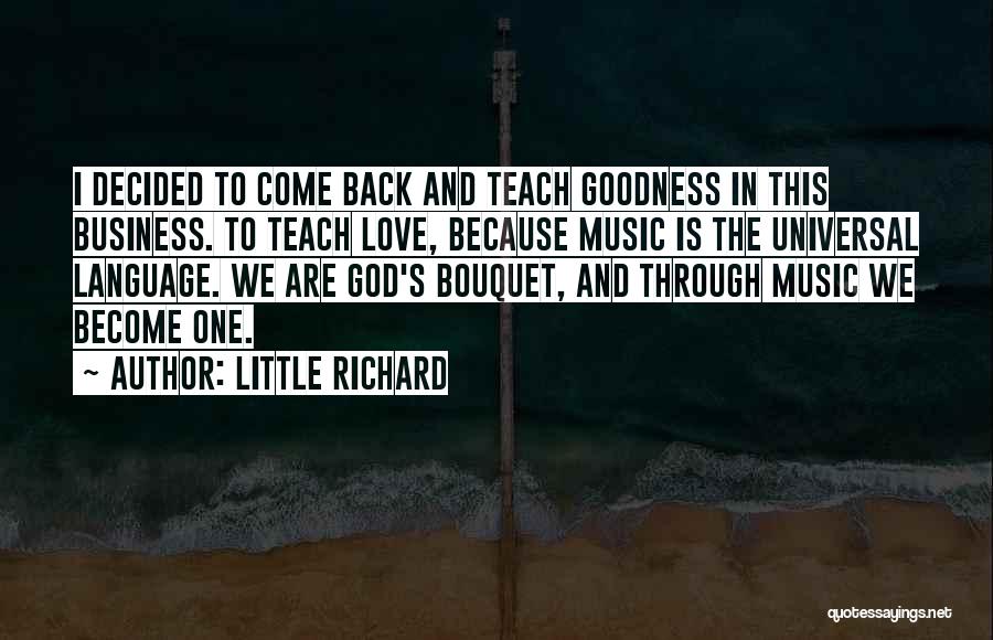 Come Back To God Quotes By Little Richard