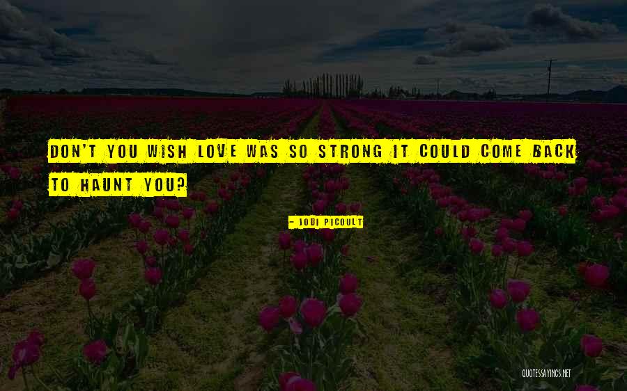 Come Back To Love Quotes By Jodi Picoult