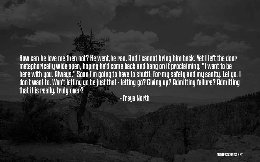 Come Back To Me Love Quotes By Freya North