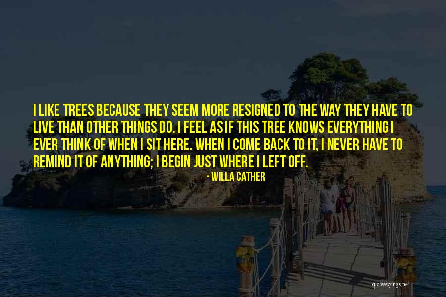 Come Back To Quotes By Willa Cather