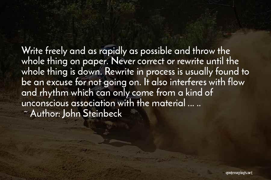 Come Correct Quotes By John Steinbeck