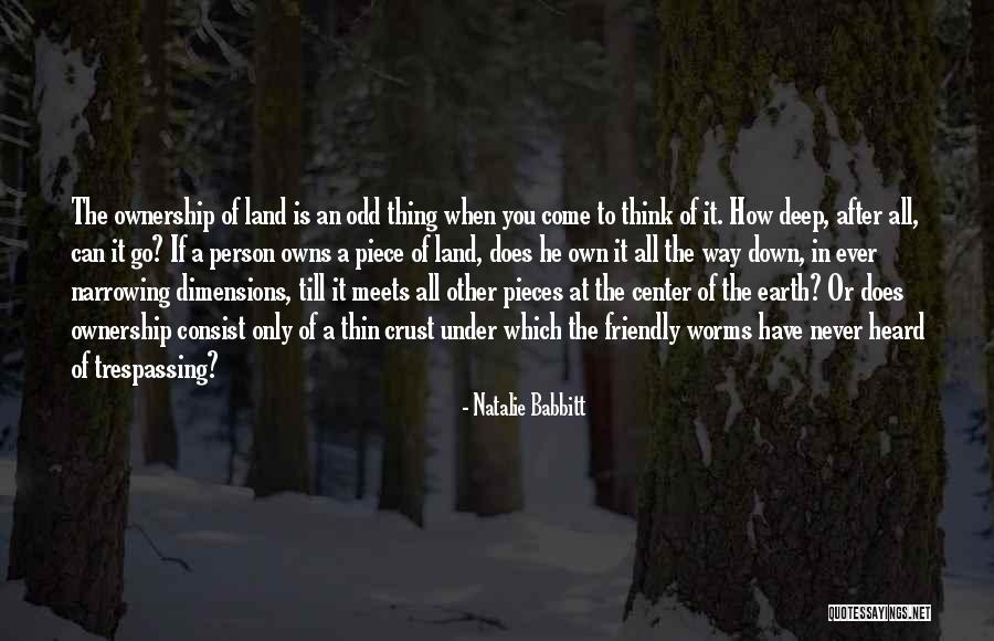 Come Down To Earth Quotes By Natalie Babbitt