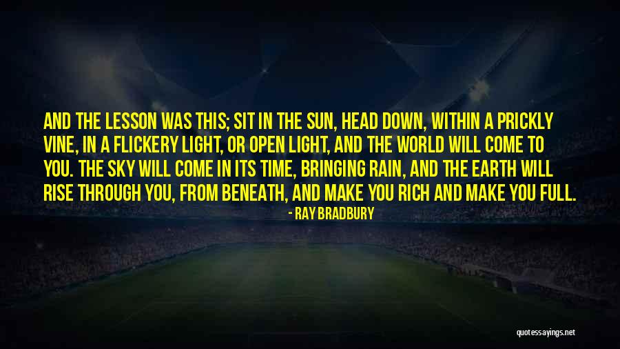 Come Down To Earth Quotes By Ray Bradbury