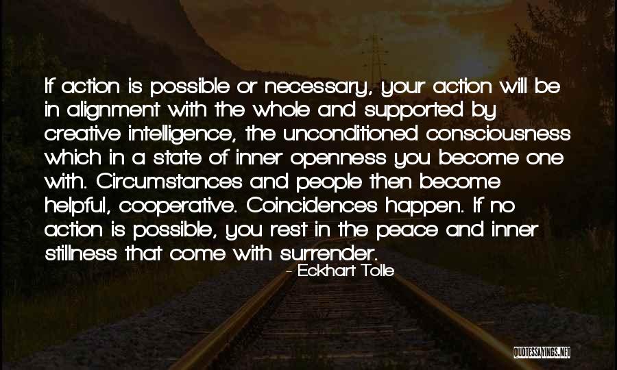 Come In Peace Quotes By Eckhart Tolle