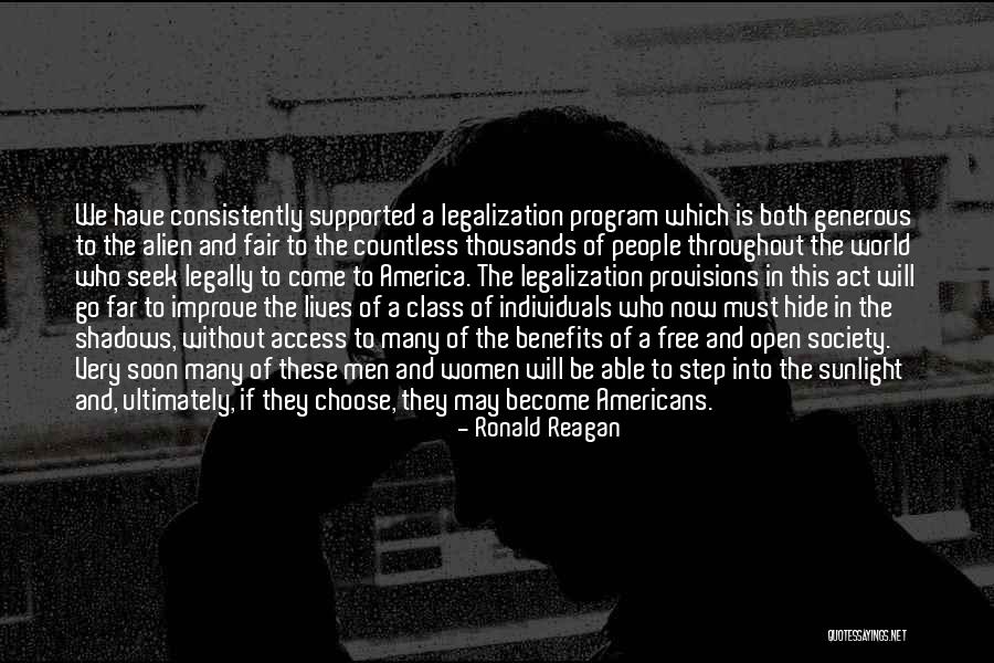 Come Into America Quotes By Ronald Reagan Come Into America Quotes By Ronald Reagan