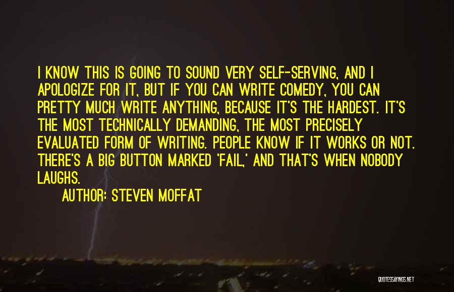 Comedy Writing Quotes By Steven Moffat