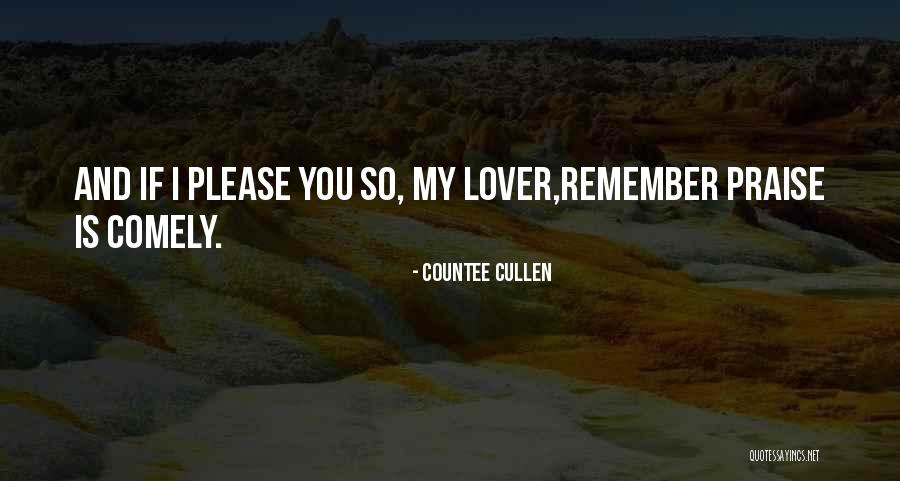 Comely Quotes By Countee Cullen Comely Quotes By Countee Cullen