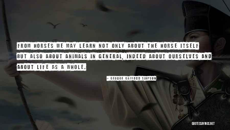 Comen Quotes By George Gaylord Simpson Comen Quotes By George Gaylord Simpson