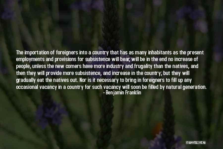 Comers Quotes By Benjamin Franklin Comers Quotes By Benjamin Franklin