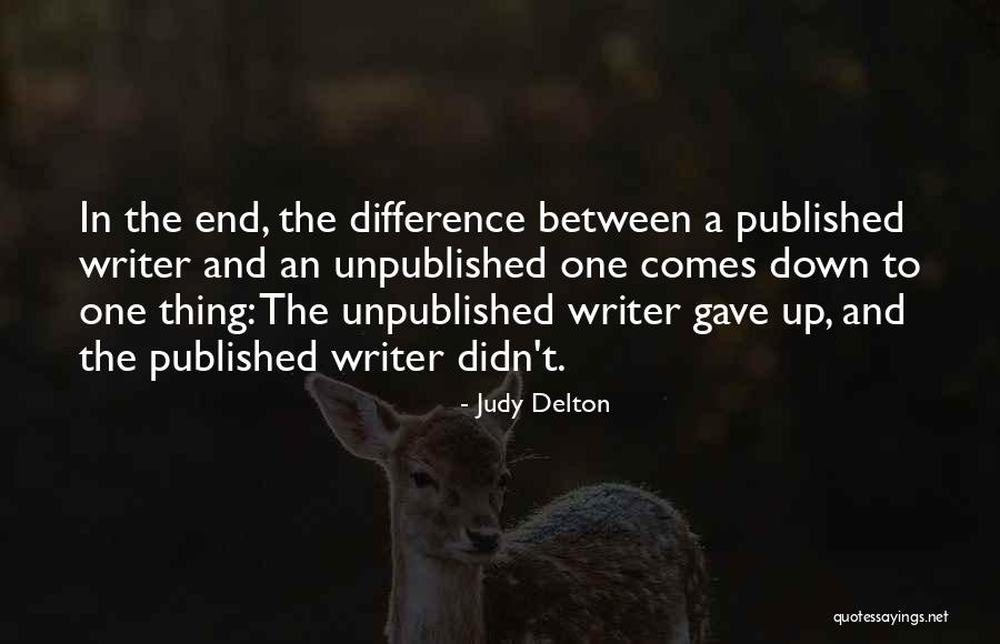 Comes To An End Quotes By Judy Delton Comes To An End Quotes By Judy Delton