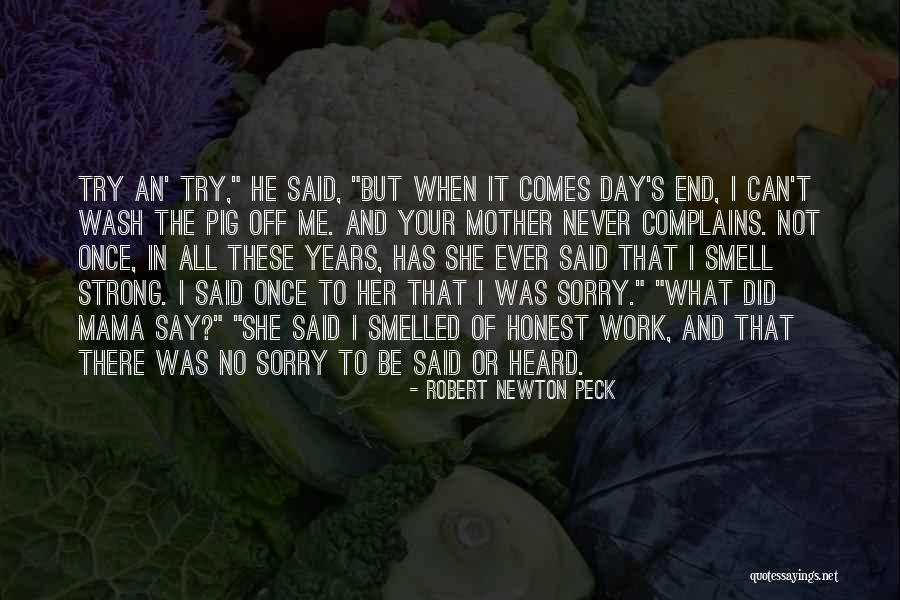 Comes To An End Quotes By Robert Newton Peck Comes To An End Quotes By Robert Newton Peck