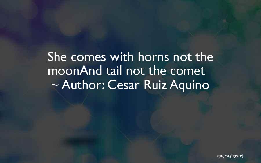 Comet Quotes By Cesar Ruiz Aquino