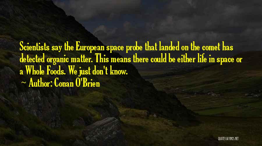 Comet Quotes By Conan O'Brien