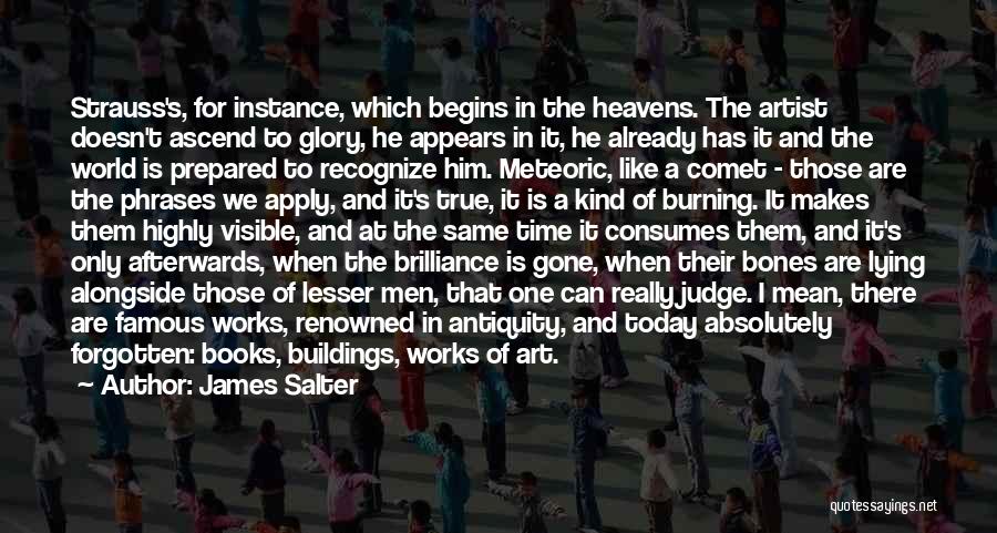 Comet Quotes By James Salter
