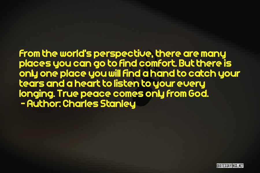 Comfort And Peace Quotes By Charles Stanley